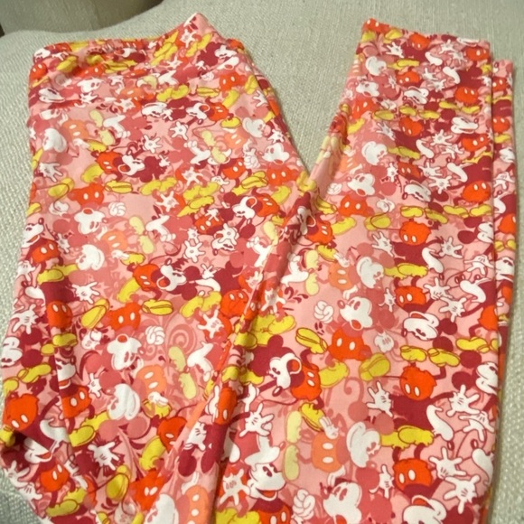 Colorful Mickey Mouse Disney LuLaRoe Leggings - Picture 2 of 3